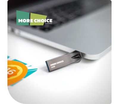 Флэш-накопитель MORE CHOICE (4610196401138) MF16m серебро