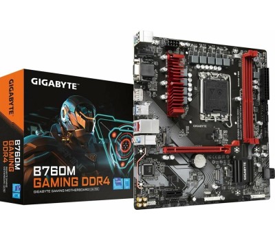 Gigabyte B760M GAMING DDR4 {Soc-1700 Intel B760 2xDDR4 mATX AC`97 8ch(7.1) 2.5Gg RAID+VGA+HDMI+DP }