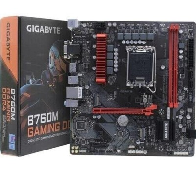 Gigabyte B760M GAMING DDR4 {Soc-1700 Intel B760 2xDDR4 mATX AC`97 8ch(7.1) 2.5Gg RAID+VGA+HDMI+DP }
