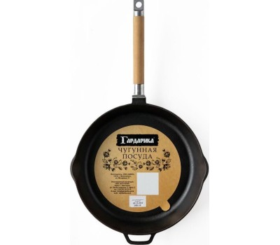 Сковорода чугун ГАРДАРИКА 0328 чугун 28см глуб съем/руч 550002175