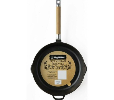 Сковорода чугун ГАРДАРИКА 0328 чугун 28см глуб съем/руч 550002175