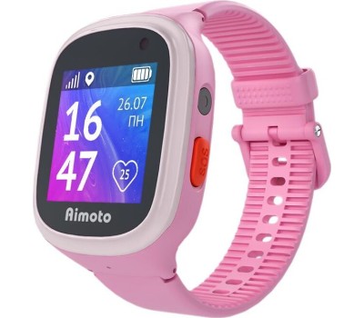 Детские умные часы AIMOTO START 2 с GPS розовые 9900201