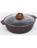 Жаровня КУКМОР жгг31а а/пр литая 3,0л стекл/кр Granit ultra blue