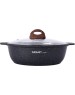 Жаровня КУКМОР жгг31а а/пр литая 3,0л стекл/кр Granit ultra blue