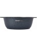 Жаровня КУКМОР жгг31а а/пр литая 3,0л стекл/кр Granit ultra blue