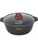 Жаровня КУКМОР жгг31а а/пр литая 3,0л стекл/кр Granit ultra blue