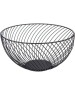 Корзина для фруктов AGNESS 917-118 черная 25,5*25,5*13см