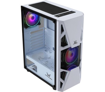 Корпус для ПК FORMULA Корпус CL-3303W RGB белый без БП ATX 6x120mm 2xUSB2.0 1xUSB3.0 audio bott PSU