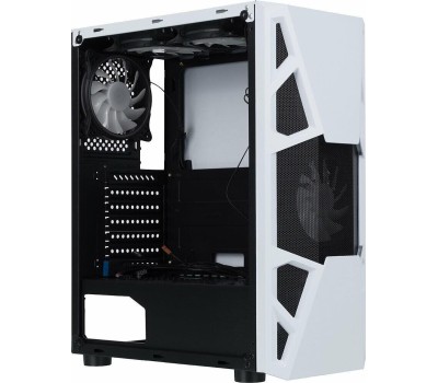 Корпус для ПК FORMULA Корпус CL-3303W RGB белый без БП ATX 6x120mm 2xUSB2.0 1xUSB3.0 audio bott PSU