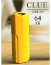 USB-флеш SMARTBUY (SB64GBCLU-Y) UFD 2.0 064GB CLUE Yellow (