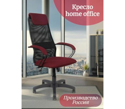 Кресло компьютерное ЯРКРЕСЛА Кр76 ТГ ПЛАСТ TW бордовая