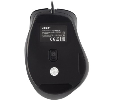 ACER Мышь проводная OMW120, оптическая, USB, 2000dpi, черный [zl.mceee.00h]
