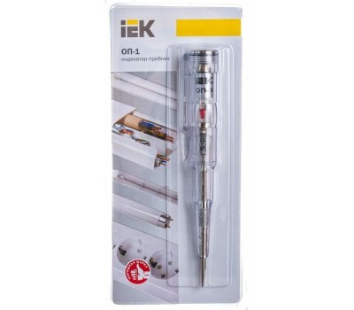 IEK Отвертка пробник ОП-1 в компл.:1 предмет (TPR10)