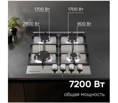 Варочная газовая панель ZIGMUND & SHTAIN G 15.4 S