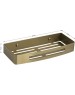 Аксессуары для ванной комнаты BRIMIX 5655-MG Полочка литая, прямоугольная, одинарная, из нержавеющей стали, цвет МАТОВОЕ ЗОЛОТО