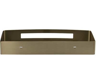 Аксессуары для ванной комнаты BRIMIX 5655-MG Полочка литая, прямоугольная, одинарная, из нержавеющей стали, цвет МАТОВОЕ ЗОЛОТО