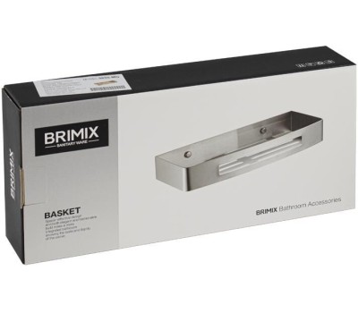 Аксессуары для ванной комнаты BRIMIX 5655-MG Полочка литая, прямоугольная, одинарная, из нержавеющей стали, цвет МАТОВОЕ ЗОЛОТО