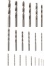 Набор сверл СИБРТЕХ Набор сверл по металлу, 1-10 мм, (через 0.5 мм +3.2 и 4.8 мм) HSS 21 шт, металлический бокс, цилиндрический хвостовик 723756