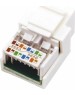 REXANT Модуль Keystone Jack RJ-45(8P8C) розеточный, CAT 5e неэкранированный, белый