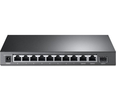 TP-LINK SMB TP-Link TL-SL1311MP Настольный коммутатор на 8 PoE+ портов 10/100 Мбит/с и 3 гигабитных порта
