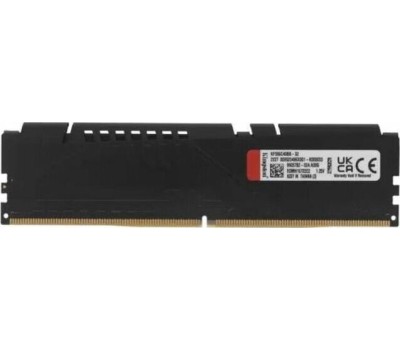 Оперативная память KINGSTON Оперативная память Fury Beast KF552C40BB-32 DDR5 - 1x 32ГБ 5200МГц, DIMM, Black, Ret