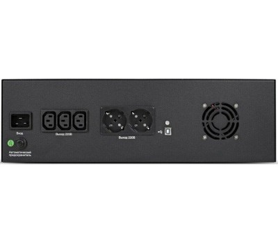 Exegate EX293852RUS ИБП ExeGate ServerRM UNL-3000.LCD.AVR.2SH.3C13.USB.3U <3000VA/1800W, Color LCD, AVR, 2*Schuko+3*C13, USB, 3U, установка в стойку, Black>