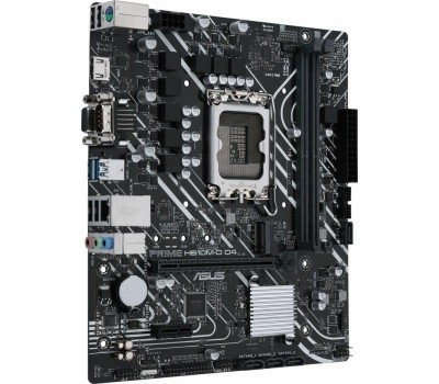 Материнская плата ASUS Материнская плата PRIME H610M-R-SI, Socket LGA 1700, Intel H610, mATX, Ret (White Box)