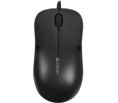 A4TECH Мышь проводная OP-530NUS черный (USB, 1200dpi, 3but) (OP-530NUS)