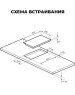 LEX Индукционная варочная поверхность EVI 320 F DS, конфорок: 2 шт., стеклокерамика, независимая, серый