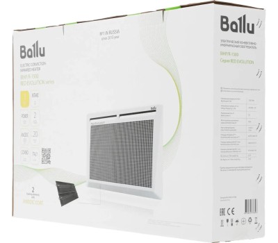 Конвектор BALLU Конвектор Red Evolution BIHP/R-1500, 1500Вт, с терморегулятором, белый