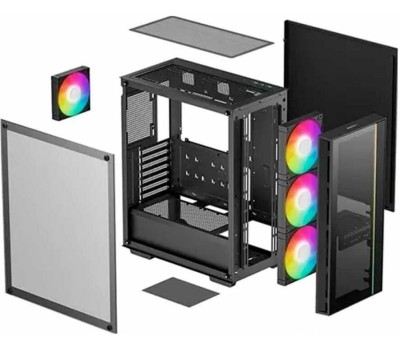 Корпус для ПК DEEPCOOL Корпус ATX Matrexx 55 V4, Midi-Tower, без БП, черный [r-matrexx55-bkada4-g-4]