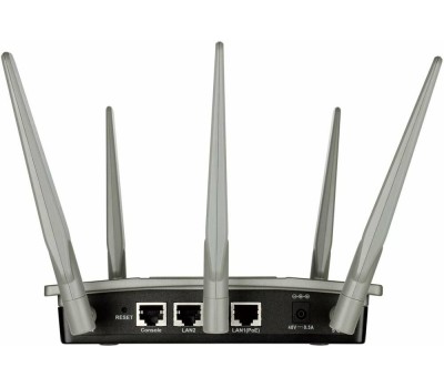 Точка доступа D-LINK Точка доступа DAP-2695/RU/A1A, AC1750, 2.4/5ГГц, 2xRJ45, серый