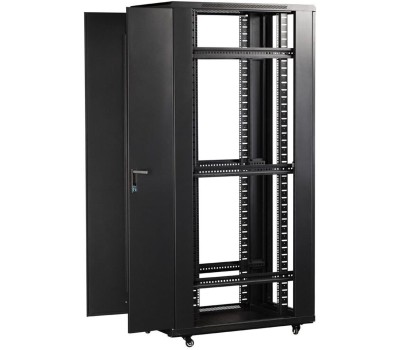 Электроника / Телекоммуникационные шкафы LANMASTER Шкаф коммутационный TWT-CBB-27U-6X8-P1 напольный, перфорированная передняя дверь, 27U, 600x800 мм