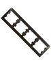 SCHNEIDER ELECTRIC Рамка GSL000704 (GSL000704) накладная 4шт горизонтальный монтаж пластик антрацит
