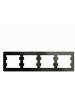 SCHNEIDER ELECTRIC Рамка GSL000704 (GSL000704) накладная 4шт горизонтальный монтаж пластик антрацит
