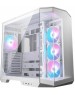 Корпус MSI Корпус MAG Pano 100R PZ WHITE , Mid Tower, ATX, 2xUSB 3.2 Gen 1, 1xUSB 3.2 Gen2 Type-C, 3x120mm ARGB Reverse Blade Fan, 1x120mm ARGB Fan, ARGB+PWM Control Board,Tempered Glass Window, Brown Box