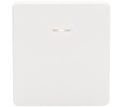 KRANZ Выключатель ROUND 1 кл перекрестный (переключатель) с подсветкой 10А с/у перламутр