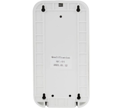 GFmark - Дозатор СЕНСОРНЫЙ, для жидкого мыла, прямоугольный корпус, пластик АБС, с полоской, 1000 мл, цвет БЕЛЫЙ. 729