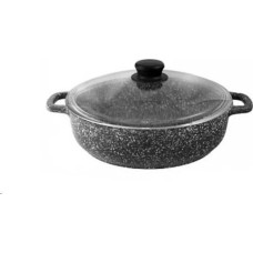 Жаровня ТРАДИЦИЯ ТМ9243 Жаровня а/пр литая 24см стекл/кр Мрамор