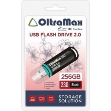 USB флэш-накопитель OLTRAMAX 256GB 230 Black 2.0 [OM-256GB-230-Black]