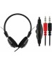 OKLICK Наушники с микрофоном Оклик HS-M200 черный 1.8м накладные оголовье (1532011)