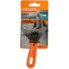 STURM Разводной ключ с тонкими губками, 135 мм, зев 34мм, фосфатированный, Sturm