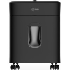 CACTUS Шредер CS-SH-D4 черный с автоподачей (секр.P-5) фрагменты 60лист. 15лтр. скрепки скобы пл.карты