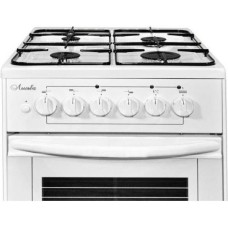 ЛЫСЬВА Плита Комбинированная ЭГ 401 СТ-2у белый (без крышки) реш.сталь