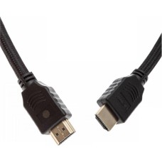 кабель CACTUS Кабель аудио-видео CS-HDMI.2-3 HDMI (m)/HDMI (m) 3м. позолоч.конт. черный