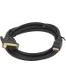NONAME Кабель DVI HDMI (m) (прямой) - DVI-D (m) (прямой), круглое, 3м