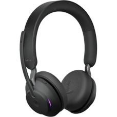 JABRA Гарнитура Evolve2 65 Link380c MS, для компьютера, накладные, Bluetooth, черный [26599-999-899]