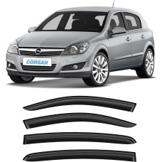 Дефлекторы CORSAR Дефлекторы Opel Astra H 04-14 хетчбек, нак., 4шт