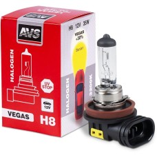 Лампа галогенная AVS Галогенная лампа Vegas H8.12V.35W.1шт