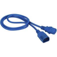 LANMASTER Шнур питания LAN-PP13/14-3.0-BL C13-С14 проводник.:3x0.75мм2 3м 220В 10А синий